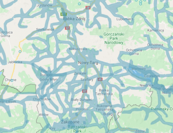 Google Street View i Mapy Apple odwiedzą Podhale.